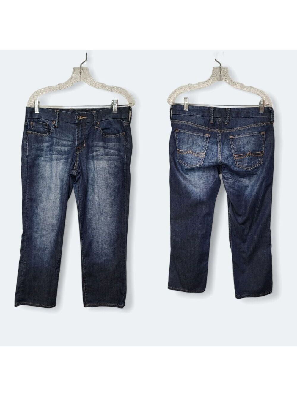 Lucky Brand Jeans Women's Size 6/28 Sweet Jean Crop Flap Mid Rise Denim